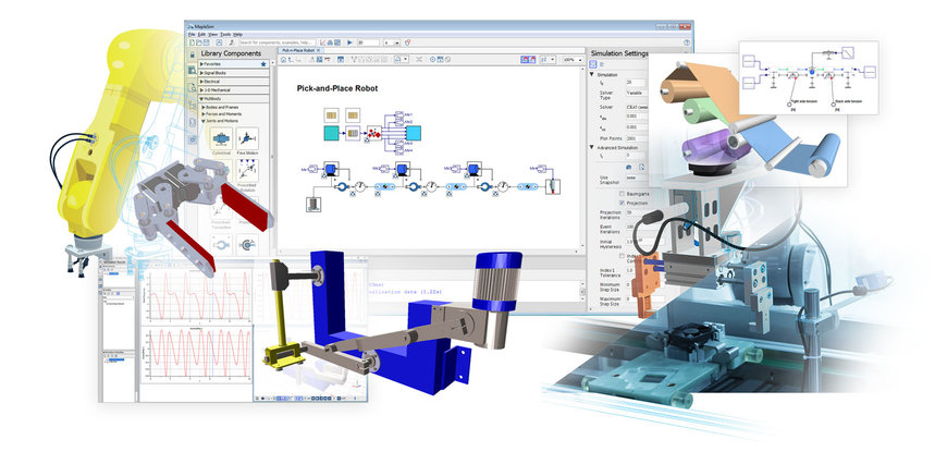 New MapleSim release from Maplesoft provides an enhanced multidomain modeling tool that helps designers build better machines 